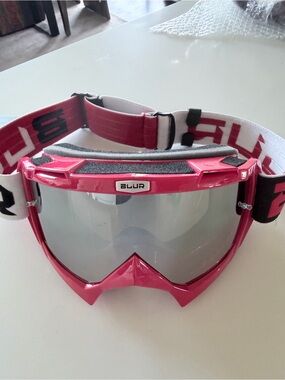Blur B-10 Two Face Goggles in Pink/Black/White